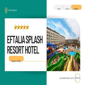 Eftalia Splash Resort Hotel | Holidays to Turkey | PPT
