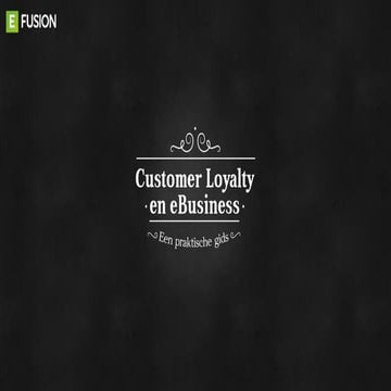 eFusion- customer loyalty & eBusiness  MARCOM14