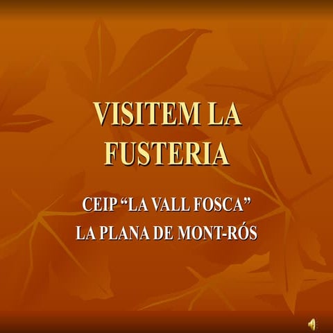 FUSTERIA LA PLANA MONT-RÓS