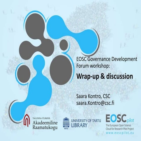 EOSC Governance Development Forum workshop: Wrap-up & discussion