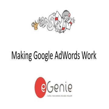 eGenie making Google AdWords work 