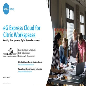eG Express Cloud for Citrix Workspaces