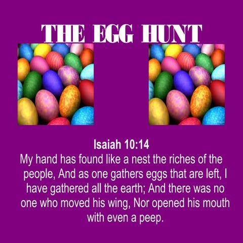 Egg hunt