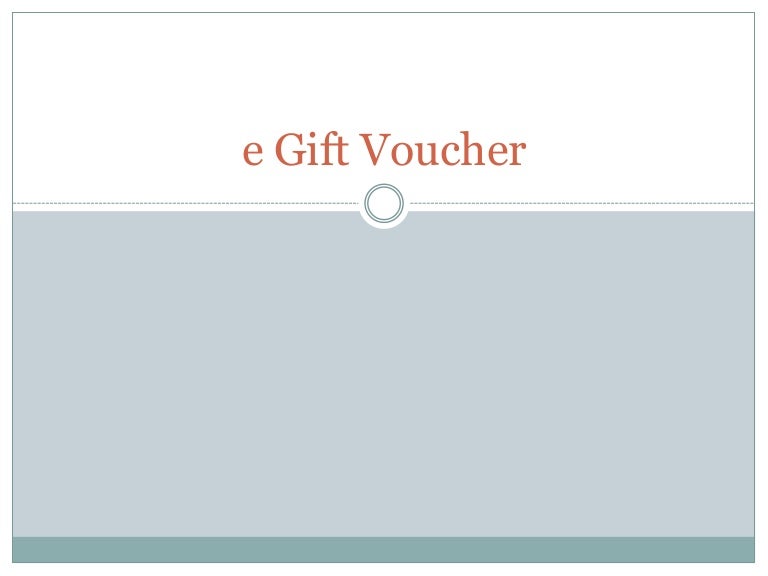 e Gift Voucher