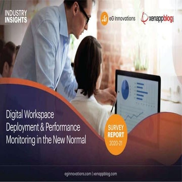 Digital Workspace Deployment and Performance Monitoring in the New Normal - S...