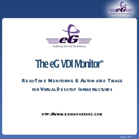 E G Innovations Vdi Monitoring