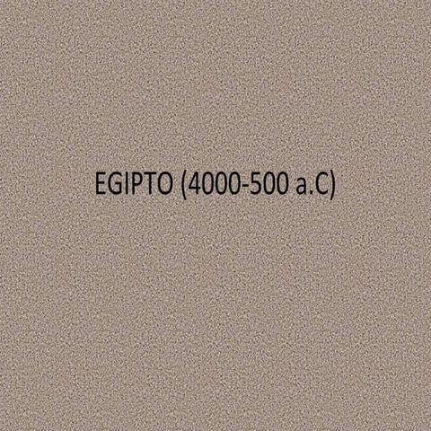 Egipto (4000 500 a