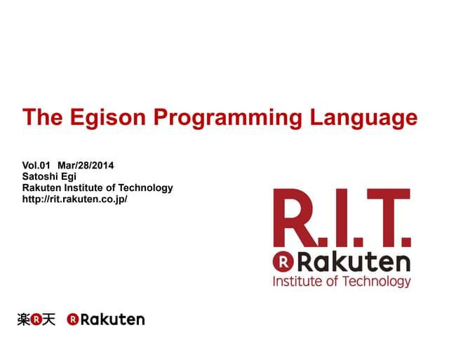 The Egison Programming Language