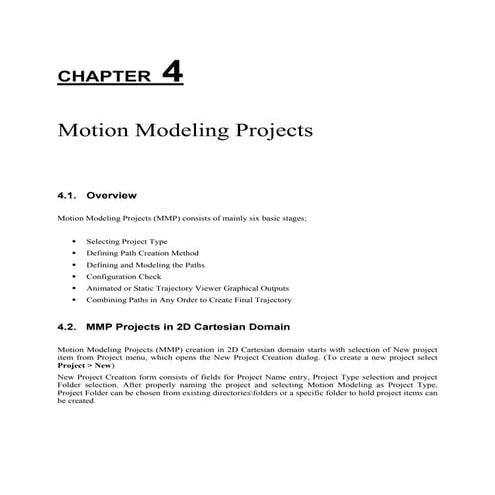 EMA3100A Target Motion Simulator User Guide - Chap4-Motion Modeling Projects