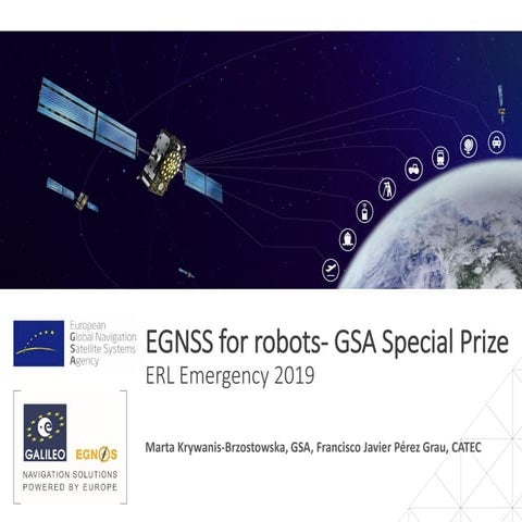 EGNSS for robots - GSA special prize