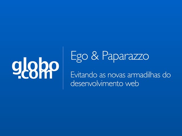 Ego e paparazzo