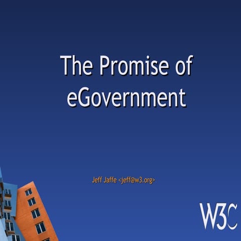 Using the Web to improve government services