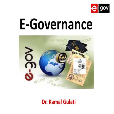 E Governance in Laymen Terms