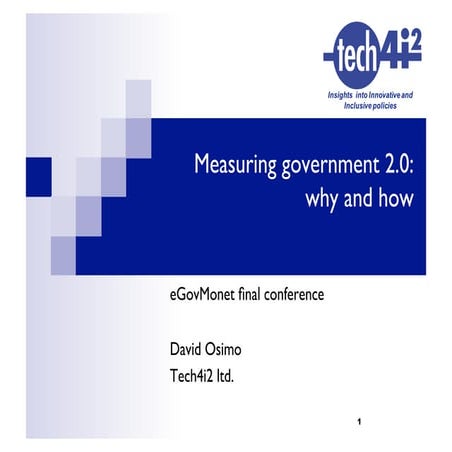 Egovmonet: benchmarking gov20