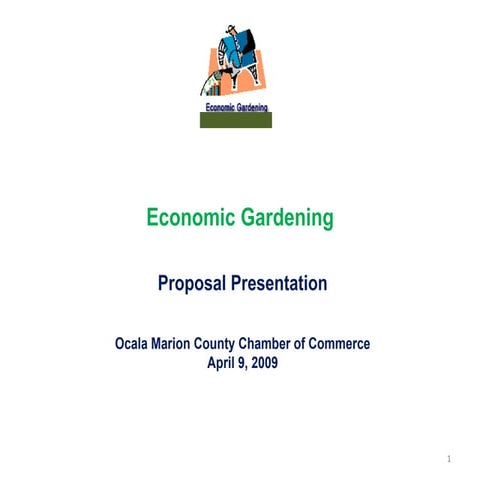 Ocala/Marion County Chamber Economic Gardening Workgroup