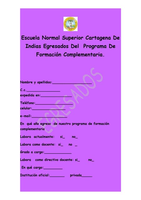 Egresados de la Escuela Normal Supe...