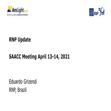 SACC Meeting 2021: RNP Update