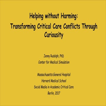 Excellence in Healthcare Communication by Jenny Rudolph | PPTX