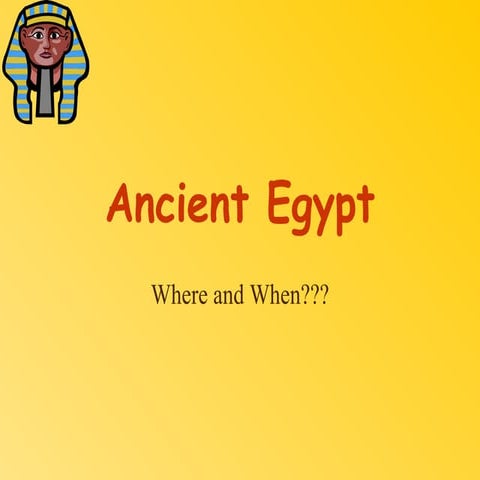 Egypt1 Where And When