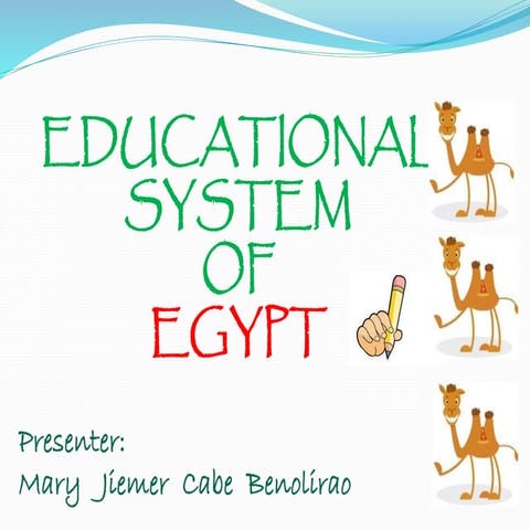 Educational System of  Egypt 