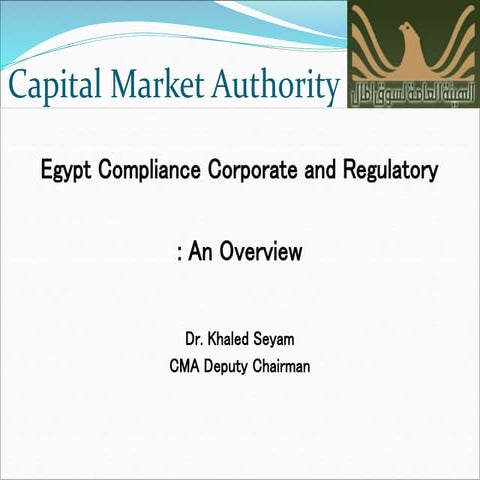 Egypt Corporate & Regulatory Compliance by Dr._Khaled. PPP.ppt