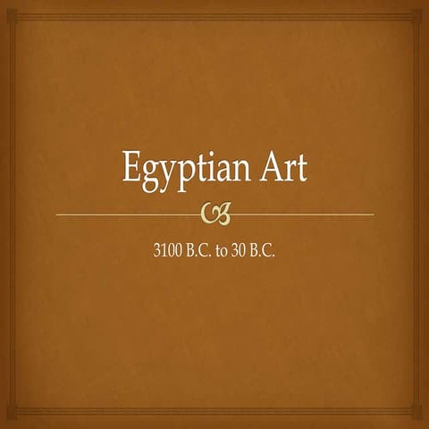 Egyptian Art