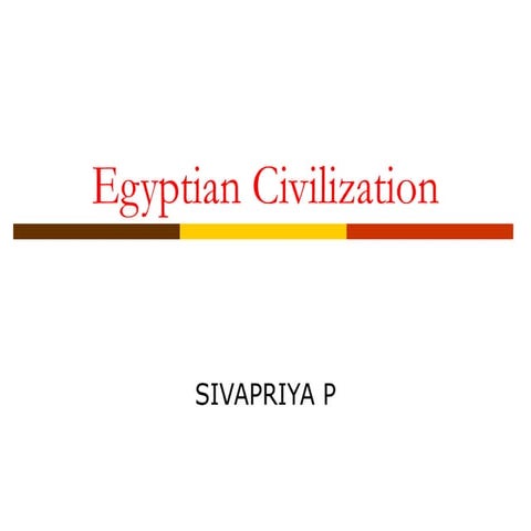 Egyptian civilization