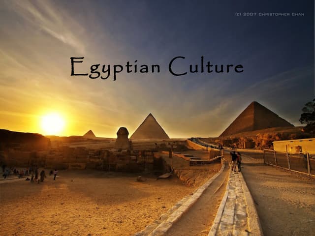 Egyptian culture | PPT