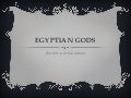 Egyptian gods