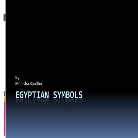 Egyptian symbols | PPTX