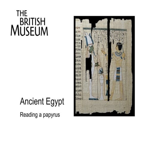 Egypt Papyrus Slideshow Ks2