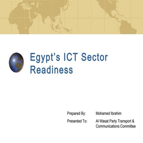 Egypt's ict sector readiness