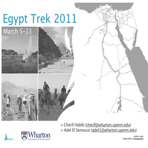 Egypt trek 2011 - Info session presentation
