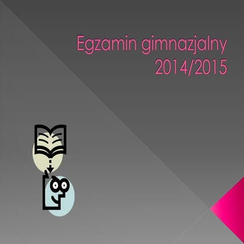 Egzamin gimnazjalny 2014/2015