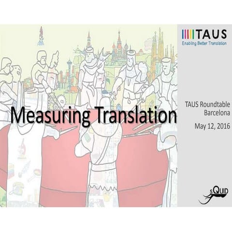 Measuring Translation, Luigi Muzii, sQuid