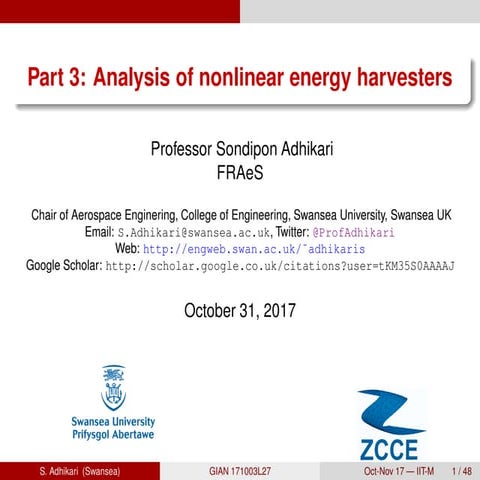 Eh3   analysis of nonlinear energy harvesters