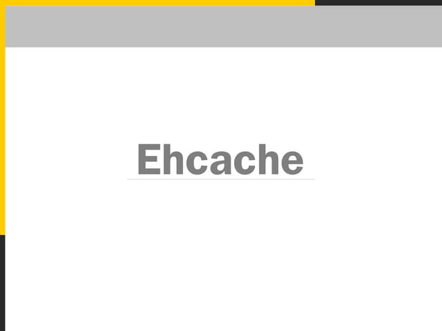 Backend Master | 2.2 Cache - Ehcache