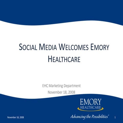 Social Media Welcomes Emory Healthcare