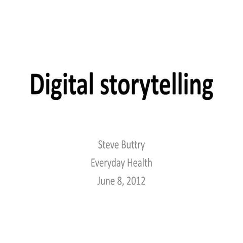 Digital Storytelling Tools