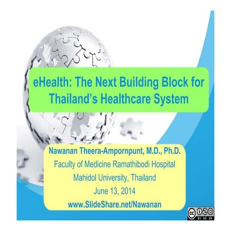 eHealth: The Next Building Block for Thailand's Healthcare System