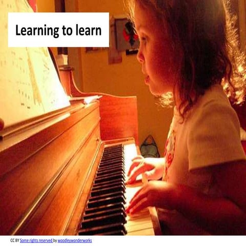 Learning to learn. Ehealth 120202