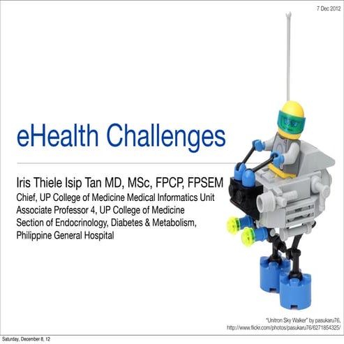 ehealth Challenges