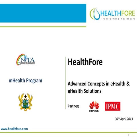 eHealth Program - Advanced Concepts