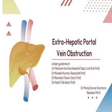 EHPVO ( Extra Hepatic Portal Vein Obstruction)