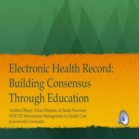 EHR Presentation-Jacksonville University