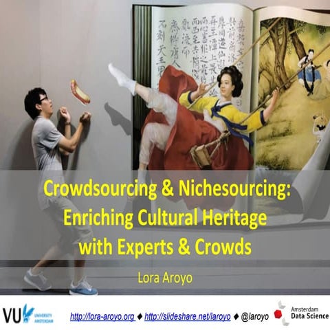 Crowdsourcing & Nichesourcing: Enriching Cultural Heritagewith Experts & Cr...