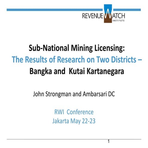 EI1 Mining Licensing (english)