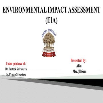 Environment impact assessment presentation. Pptx