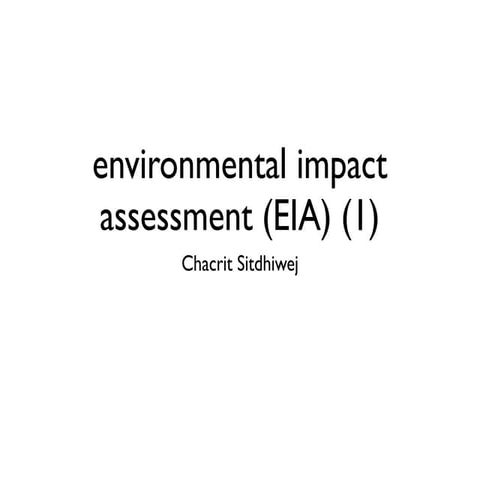 environmental impact assessment (EIA) (1)