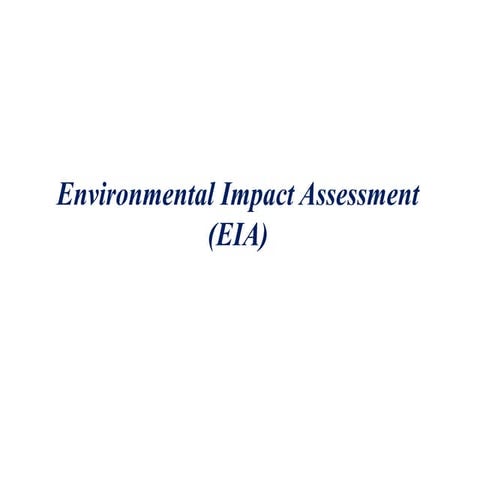 EIA & jkDisaster Environment Matrix.pptx